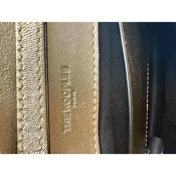 NWT The Kooples‎ Small Emily Champagne Gold Leather Clutch Wallet Chain Strap - Picture 5 of 10